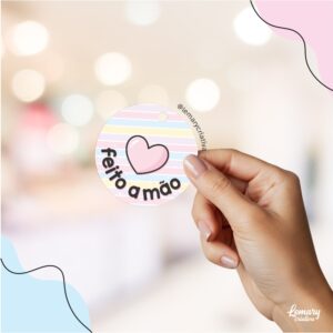 TAG Feito a mão MOD013-C001 (50unid.)