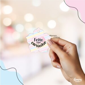 TAG Feito com carinho MOD017-C014 (50unid.)