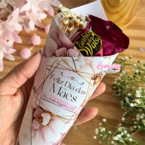 Rótulo Mini Buque Dia das Mães Mod.001 (15 unidades)