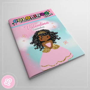 Revistinha de Colorir Princesa Ref.001 (15 unidades)