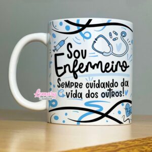 Alternative view of Caneca Profissão Enfermagem Mod.0003 Sou enfermeiro