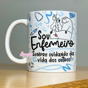 Alternative view of Caneca Profissão Enfermagem Mod.0004 Sou enfermeiro