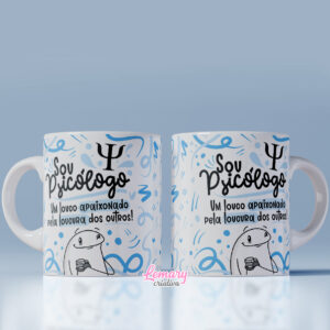 Caneca Profissão Psicologia Mod.0003 Sou psicólogo