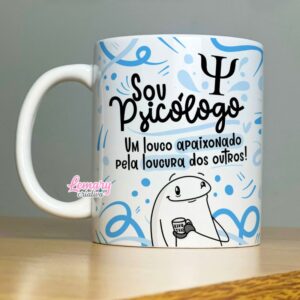 Alternative view of Caneca Profissão Psicologia Mod.0003 Sou psicólogo