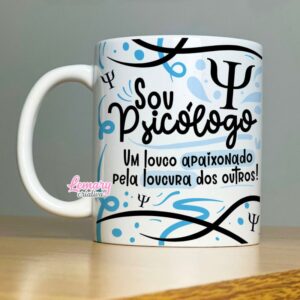 Alternative view of Caneca Profissão Psicologia Mod.0004 Sou psicólogo