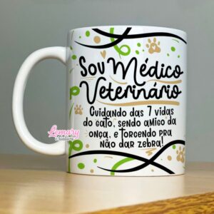 Alternative view of Caneca Profissão Veterinária Mod.0004 Sou veterinário