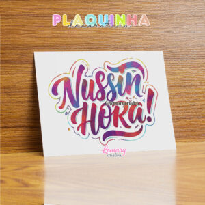 Plaquinha Decorativa MDF 19x28cm Frase Minas Gerais MOD.00008 Nussinhora