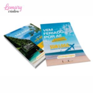 Panfleto Couchê 115g, 4x4cor, sem verniz 150x200mm (1000 unidades) ZP-11522