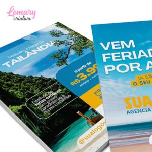 Alternative view of Panfleto Couchê 115g, 4x4cor, sem verniz 150x200mm (1000 unidades) ZP-11522