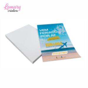 Panfleto Couchê 115g, 4x0cor, sem verniz 150x200mm (1000 unidades) ZP-6101