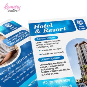 Alternative view of Panfleto Couchê 150g, 4x4cor, Verniz UV total FR e Verso 100X150mm (1000 unidades) ZP-PB7001