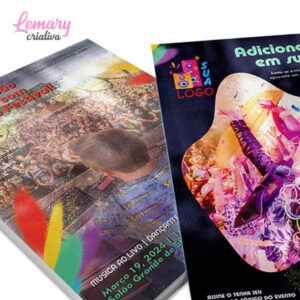 Alternative view of Panfleto Couchê 150g, 4x4cor, Verniz UV total FR e Verso 100X150mm (100 unidades) ZP-PB7005A