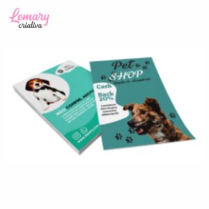 Panfleto Couchê 115g, 4x4cor, sem verniz 150x200mm (100 unidades) ZP-PD851