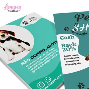 Alternative view of Panfleto Couchê 115g, 4x4cor, sem verniz 150x200mm (100 unidades) ZP-PD851