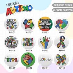 Bottons Austimo REF. 001 a 012