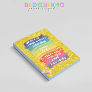 Alternative view of Bloquinho personalizado Ano Novo 100fls 7x10cm Mod.004 (12 unidades)