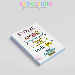 Alternative view of Bloquinho personalizado Frase motivacional 100fls 7x10cm Mod.001 (12 unidades)