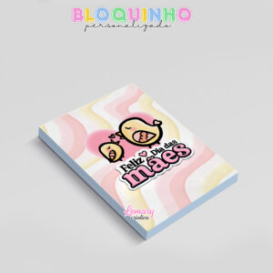 Alternative view of Bloquinho personalizado Dia das mães 100fls 7x10cm Mod.0002 (12 unidades)