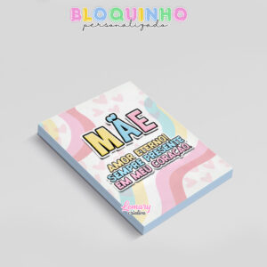 Alternative view of Bloquinho personalizado Dia das mães 100fls 7x10cm Mod.0006 (12 unidades)