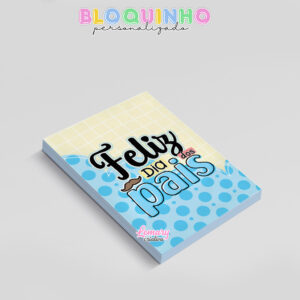 Alternative view of Bloquinho personalizado Dia dos pais 100fls 7x10cm Mod.001 (12 unidades)