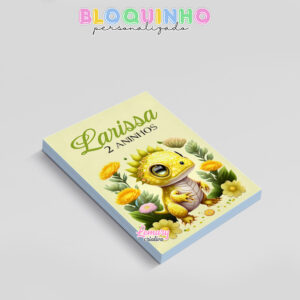 Alternative view of Bloquinho personalizado Dinossauro baby 100fls 7x10cm Mod.002 (12 unidades)