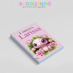 Alternative view of Bloquinho personalizado Dinossauro baby 100fls 7x10cm Mod.003 (12 unidades)