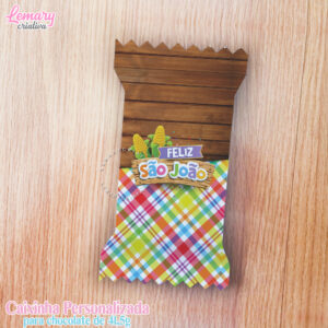 Caixa Chocolate 41,5g Festa Junina Mod.0001V (10 unidades)