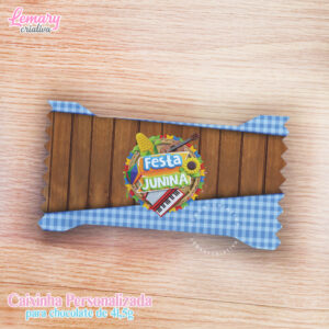 Caixa Chocolate 41,5g Festa Junina Mod.0003H (10 unidades)