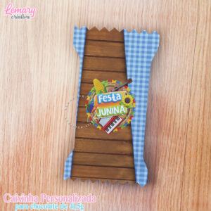 Caixa Chocolate 41,5g Festa Junina Mod.0003V (10 unidades)