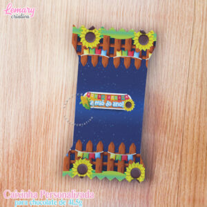 Caixa Chocolate 41,5g Festa Junina Mod.0005V (10 unidades)