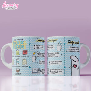 Caneca Receita Mod.0004 Bolo de cocada na caneca