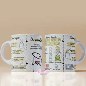 Caneca Receita Mod.0007 Pão de queijo na caneca
