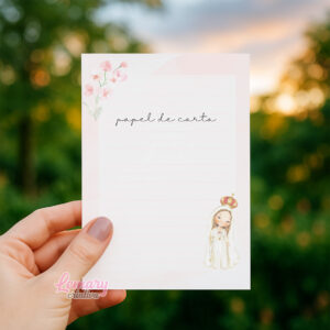 Papel de Carta Nossa Senhora de Fátima Ref.002 (50fls)