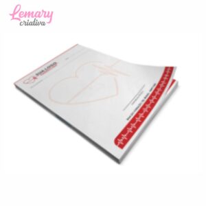 Bloco receituário/comanda Ap 90g 150X210mm (1 BLOCO - 50 FLS) ZP-BRD01C